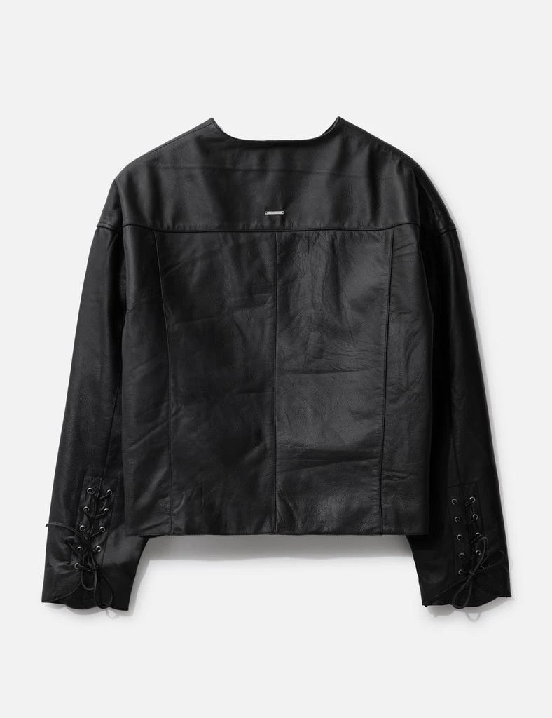 商品DEADWOOD|Canoo Leather Jacket,价格¥4744,第2张图片详细描述