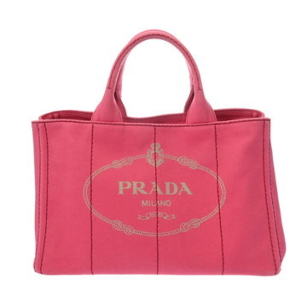 Bolsa Canapa Peonia rosa em lona (usada) image 2