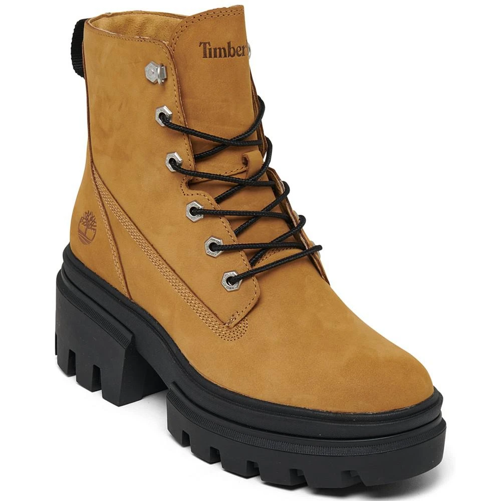 商品Timberland|Women's Everleigh 6" Lace-Up Boots from Finish Line,价格¥561,第1张图片