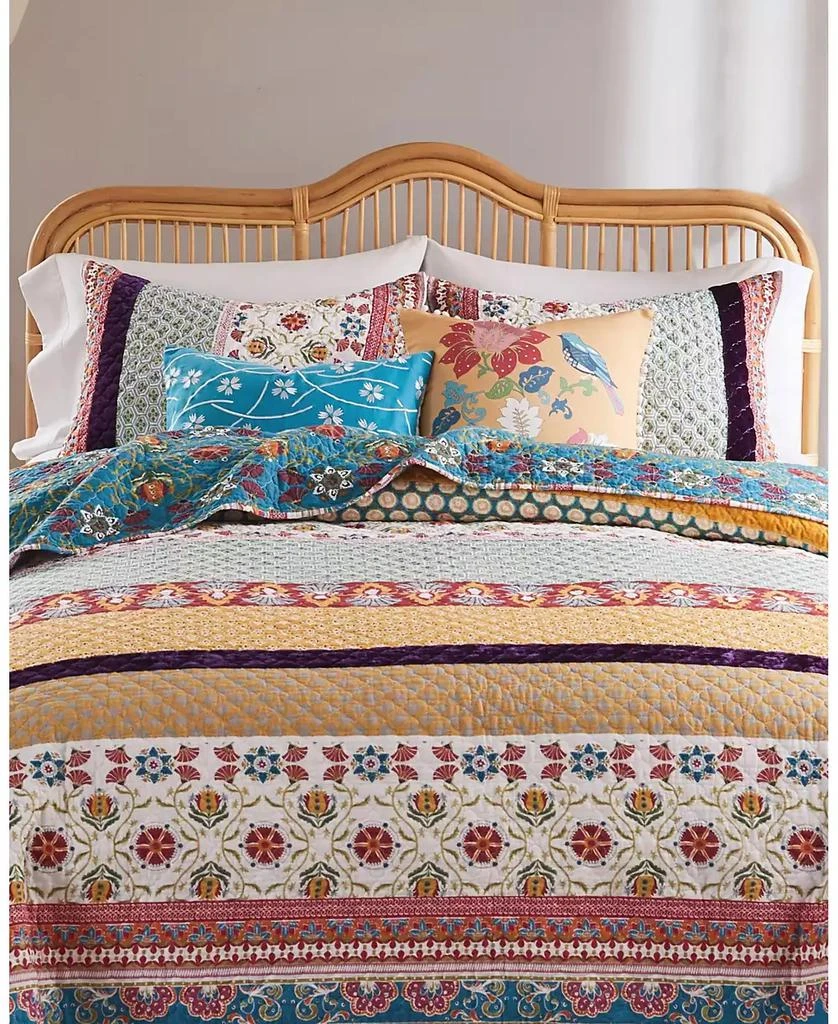商品Macy's|Thalia Cotton Reversible 5 Piece Quilt Set,价格¥3359,第3张图片详细描述