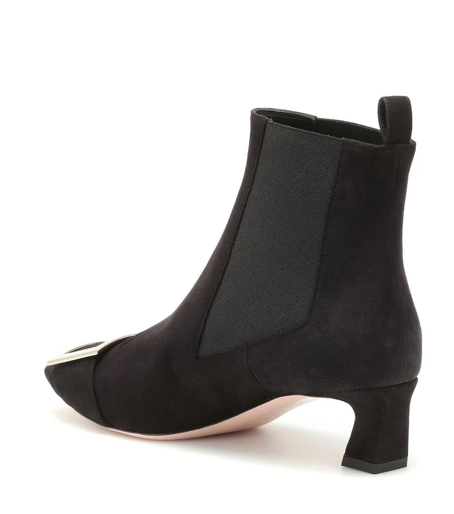 商品Roger Vivier|Chelsea Trompette绒面革及踝靴,价格¥10250,第3张图片详细描述