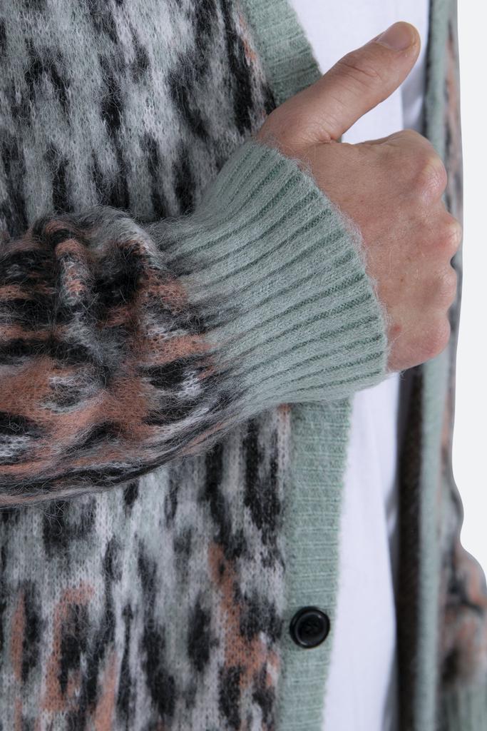Leopard Cardigan Sweater - Multi商品第8张图片规格展示