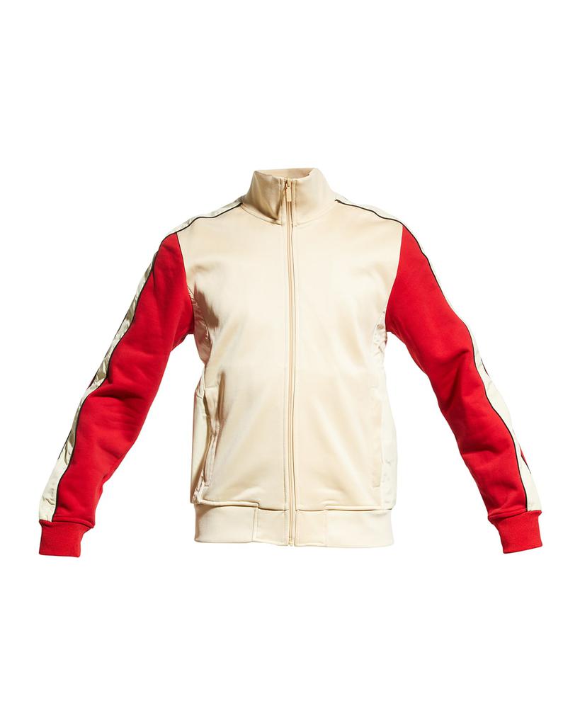 Men's Colorblock Zip Jacket商品第2张图片规格展示