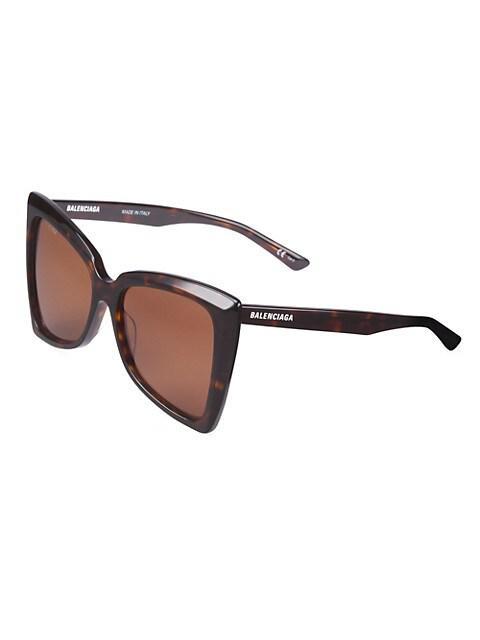 商品Balenciaga|Tip 57MM Butterfly Sunglasses,价格¥2604,第4张图片详细描述