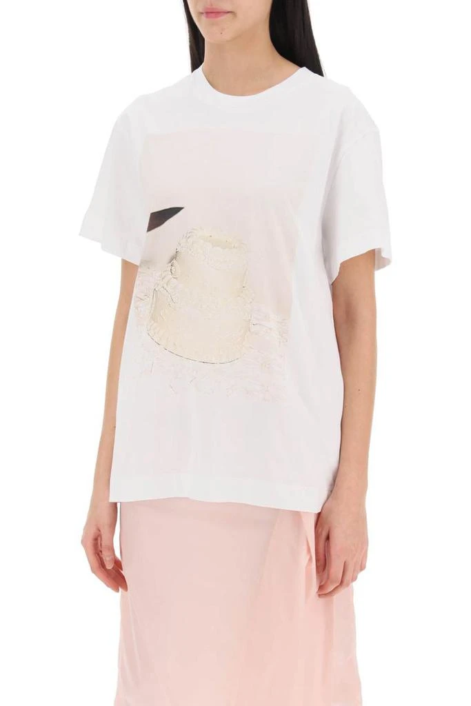 商品Simone Rocha|Cutting Cake Crew-Neck T-Shirt,价格¥1019,第4张图片详细描述