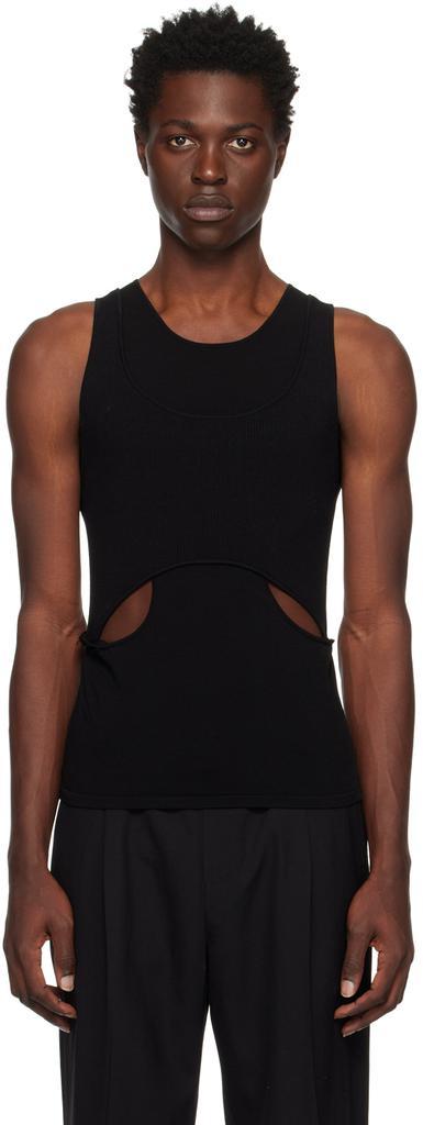 商品Dion Lee|黑色 Interlink 背心,价格¥5036,第1张图片
