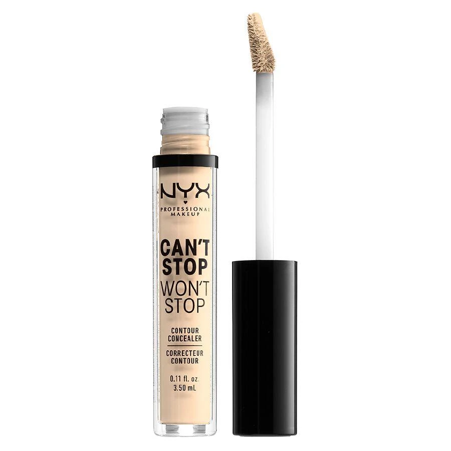 商品NYX Professional Makeup|Can't Stop Won't Stop 24 Hour Full Coverage Matte Concealer,价格¥71,第1张图片
