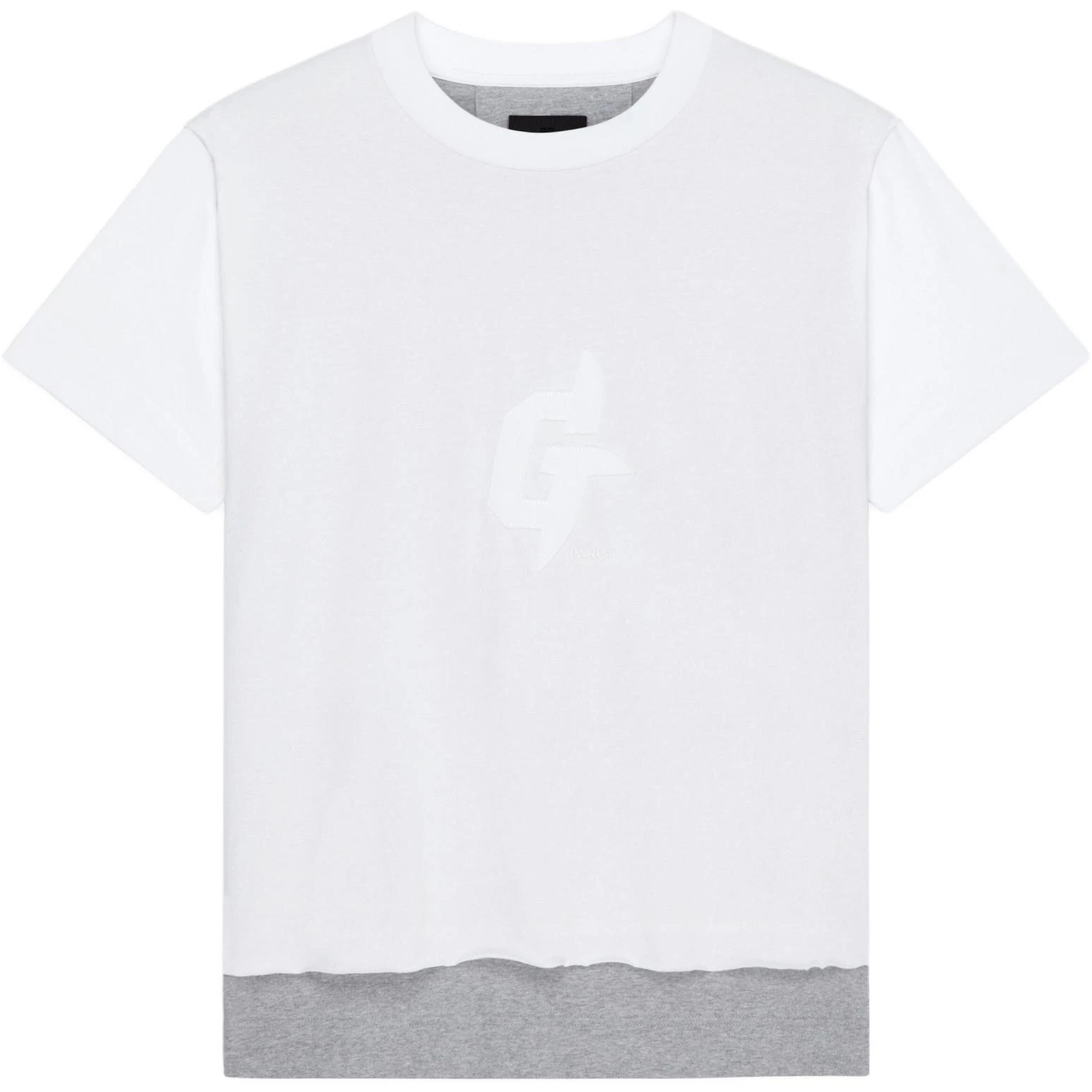 商品[国内直发] Givenchy|/纪梵希 SS23 字母Logo印标纯色合身短袖T恤 男款 白色,价格¥2527,第1张图片