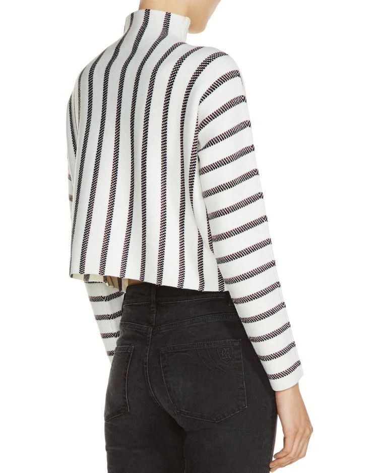 商品Maje|Matina Striped Mock Neck Sweater ,价格¥1203,第2张图片详细描述