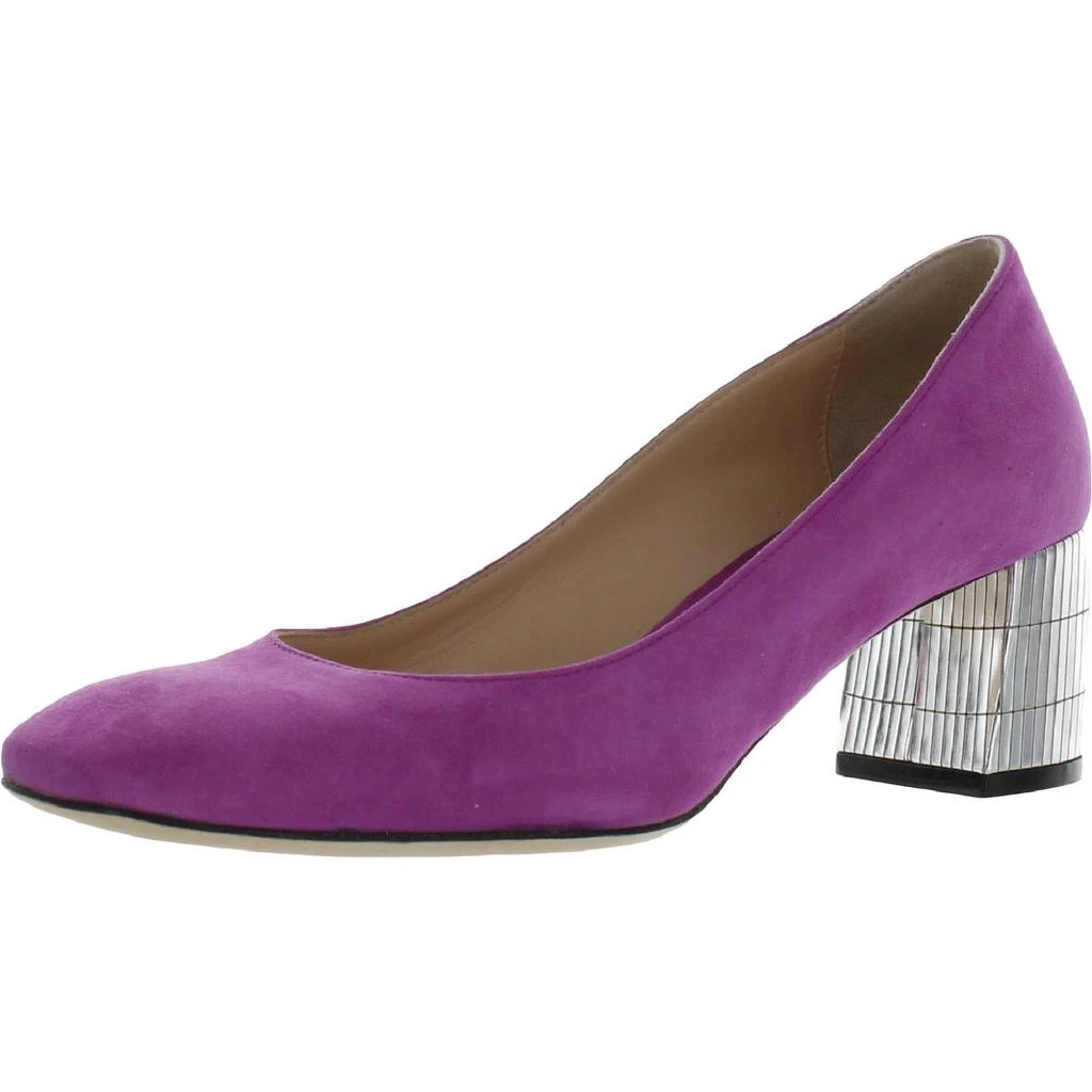 商品Bally|Bally Womens Emily Suede Square Toe Pumps,价格¥565,第1张图片