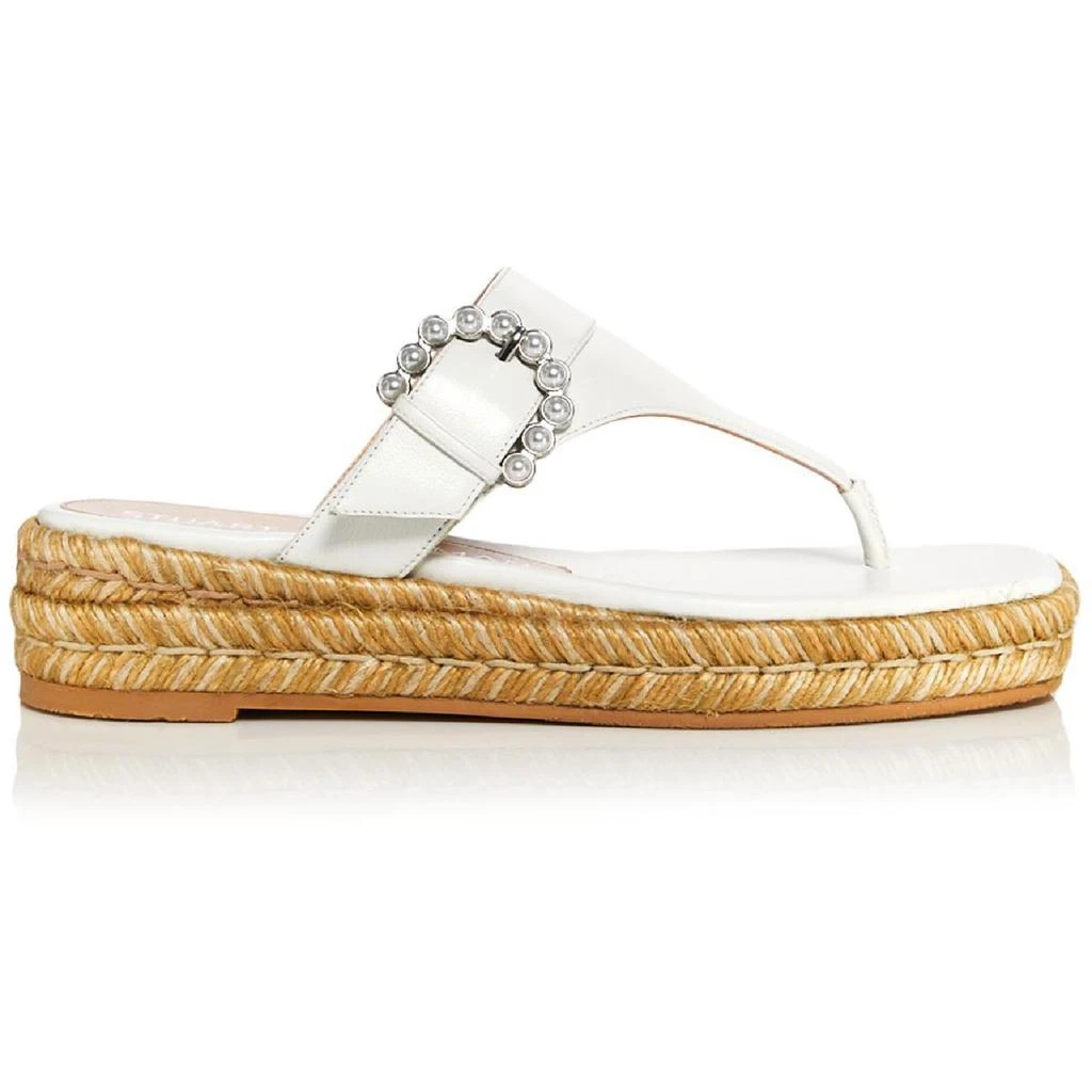 商品Stuart Weitzman|Stuart Weitzman Womens Pearl Embellished Thong Sandals,价格¥464,第2张图片详细描述