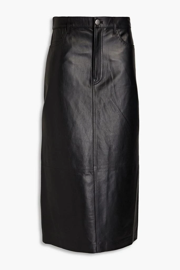 商品FRAME|Leather midi skirt,价格¥2398,第3张图片详细描述