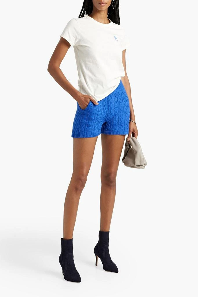 商品Rag & Bone|Pierce cable-knit cashmere shorts,价格¥894,第2张图片详细描述