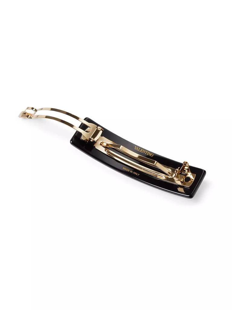 商品Valentino|VLogo Signature Metal and Resin Hair Clip,价格¥4421,第3张图片详细描述