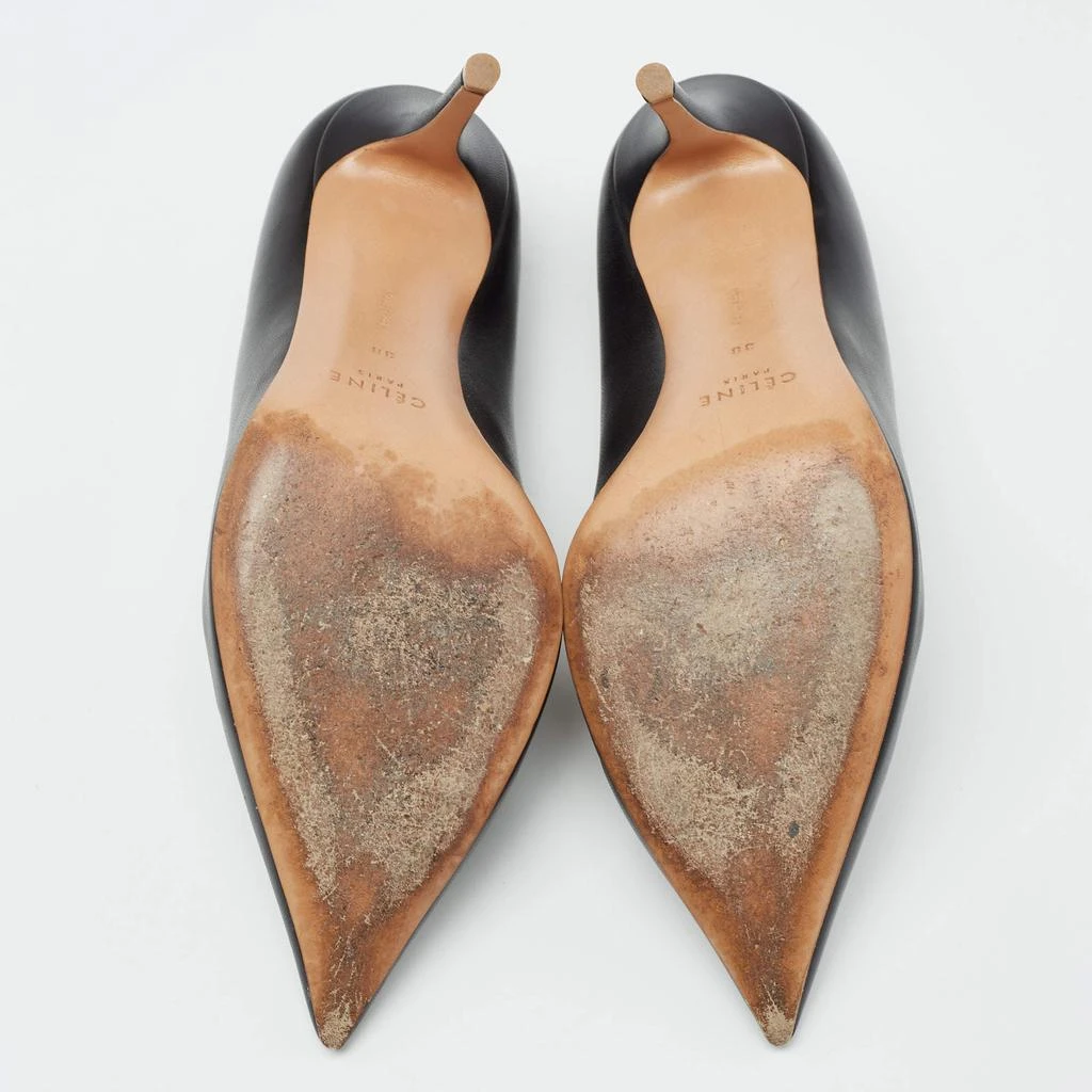 Celine Black Leather Pointed-Toe Pumps Size 38 商品