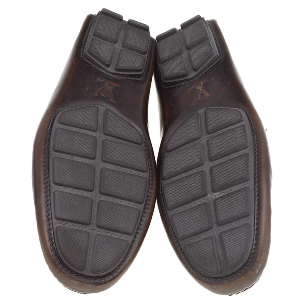 Louis Vuitton Two Tone Leather Lombok Slip On Loafers Size 41.5 商品