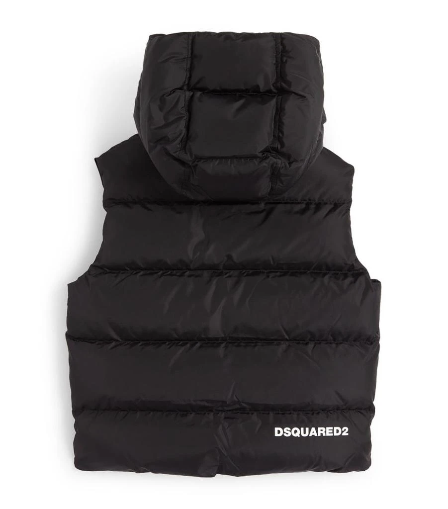 商品DSQUARED2|Logo Quilted Gilet (6-16 Years),价格¥2657,第3张图片详细描述