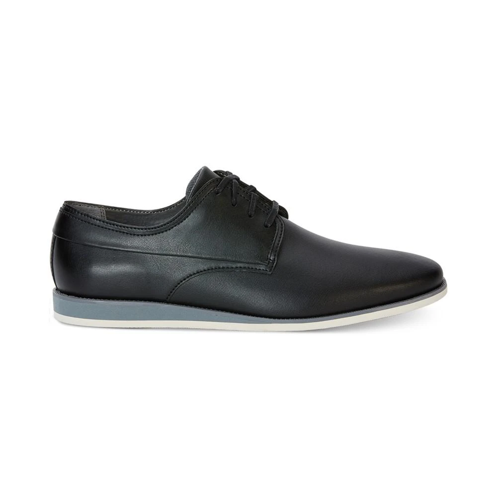 商品Calvin Klein|Men's Kellen Textured Leather Oxfords,价格¥313,第3张图片详细描述