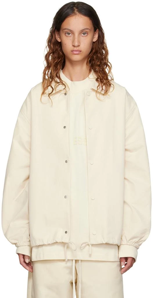 商品Essentials|Off-White Drawstring Jacket,价格¥1229,第1张图片