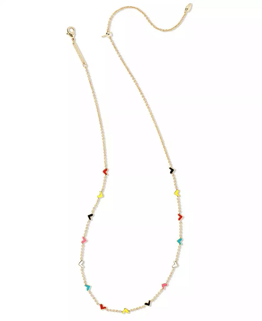 商品Kendra Scott|14k Gold-Plated 2-Pc. Set Color & Stone Heart Collar & Pendant Necklaces,价格¥756,第5张图片详细描述