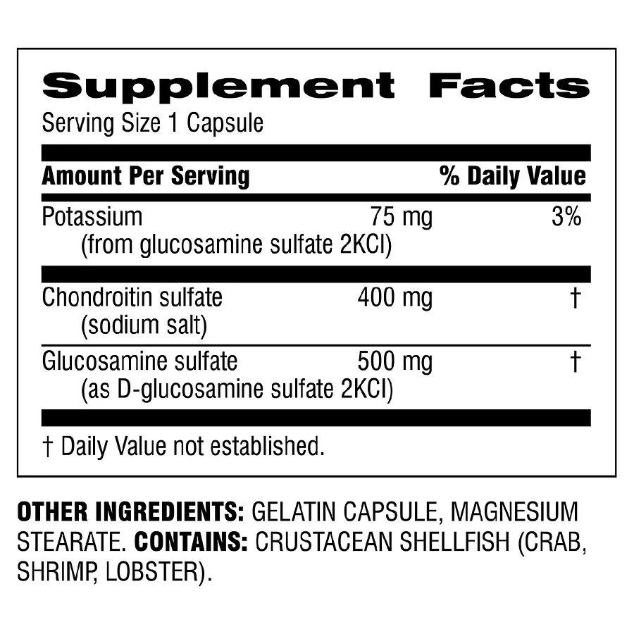 商品Botanic Choice|Ultra Glucosamine Chondroitin,价格¥125,第2张图片详细描述