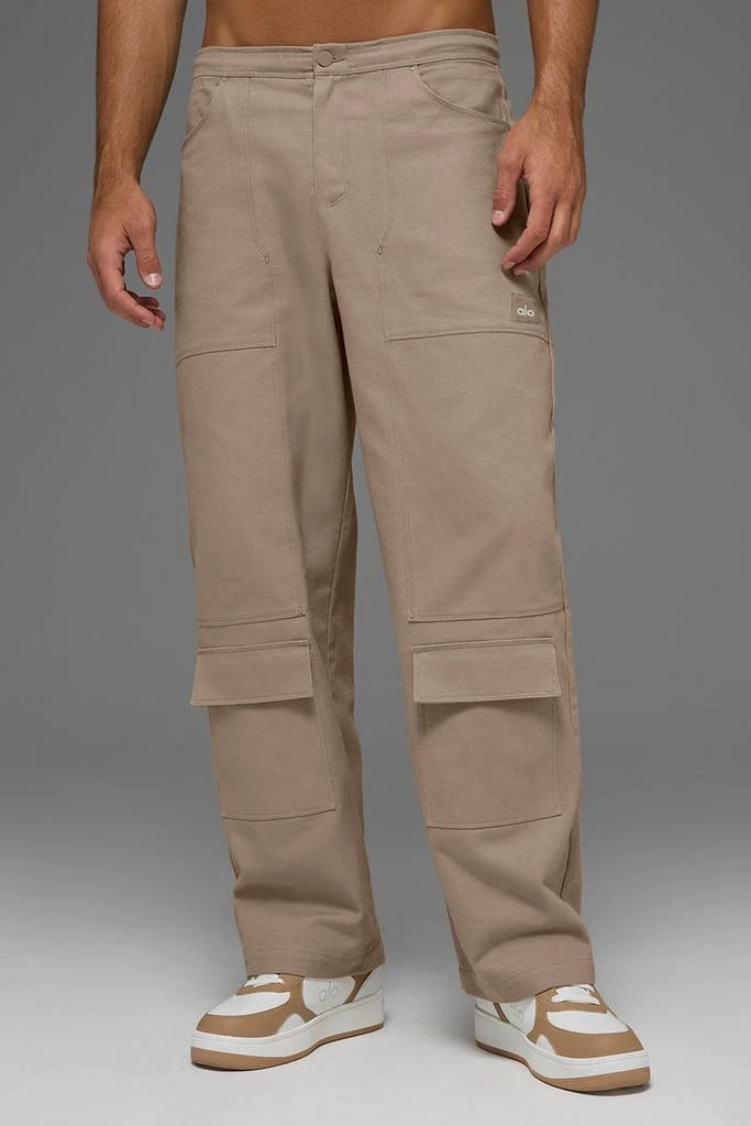 商品Alo|Cotton Canvas Carpenter Pant - Black,价格¥1202,第3张图片详细描述