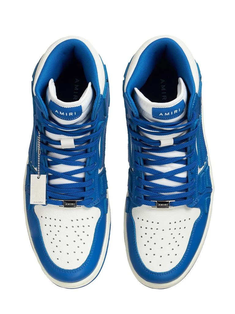 商品AMIRI|Skel Bones High Top Leather Sneakers,价格¥2491,第4张图片详细描述