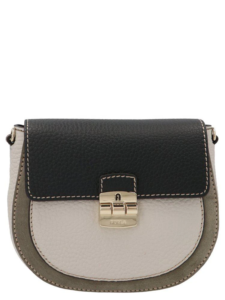 商品Furla|Furla Colour-Blocked Logo Engraved Crossbody Bag,价格¥1008,第1张图片