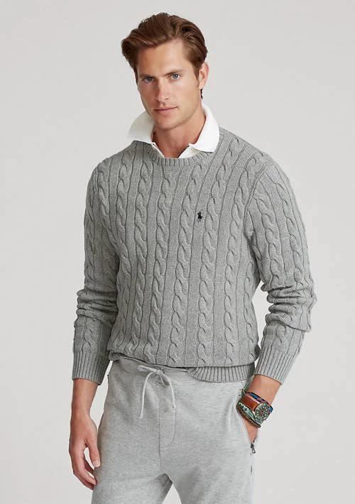 Polo Ralph Lauren Ralph Lauren Cotton Cable Knit Driver Long Sleeve Sweater 1