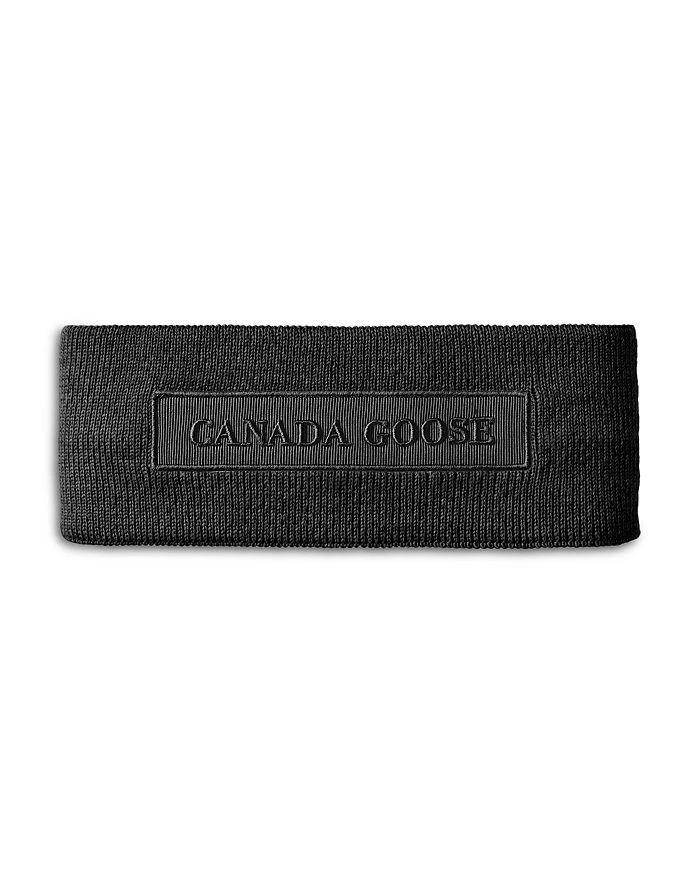 商品Canada Goose|Tonal Emblem Knit Ear Warmer ,价格¥391,第1张图片