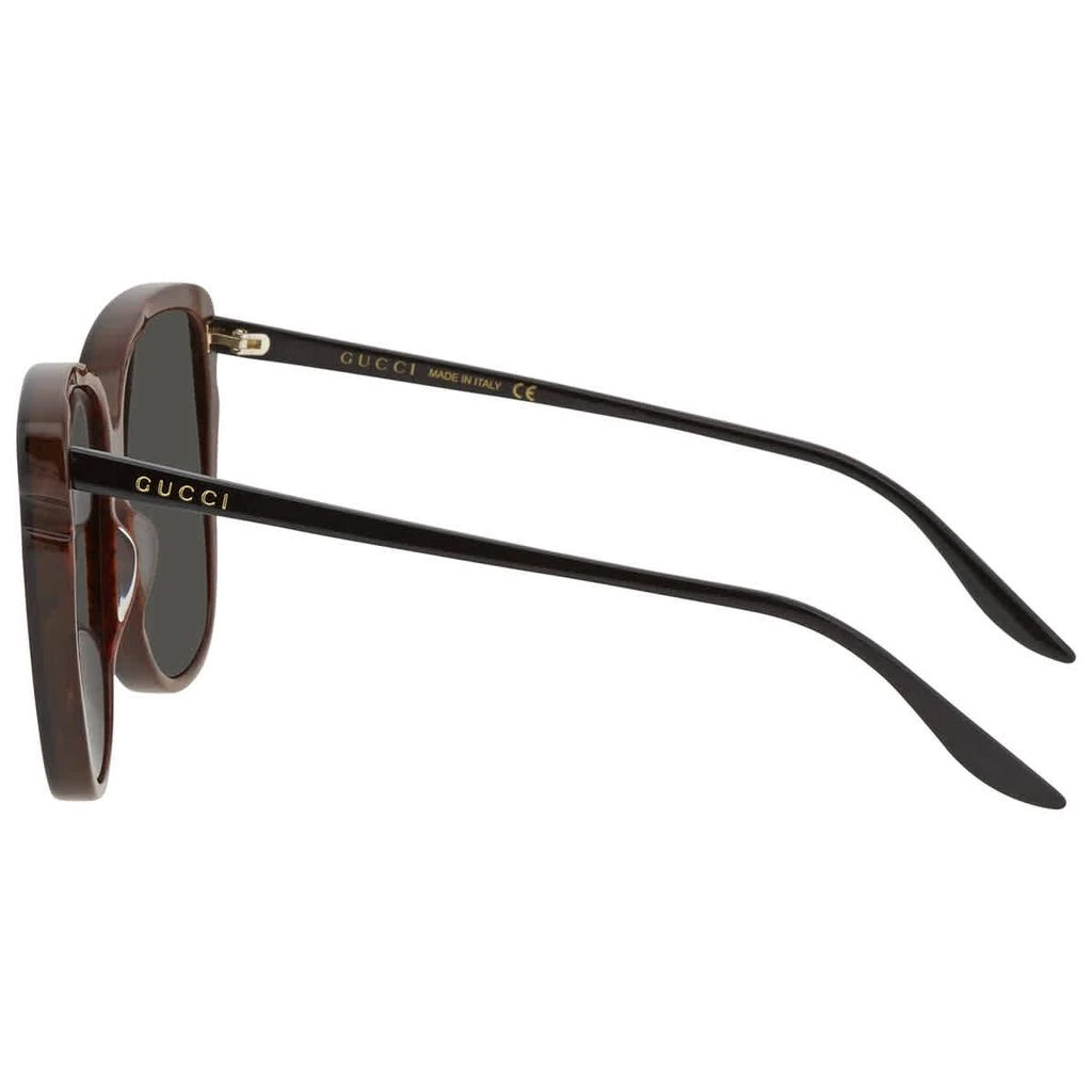 商品Gucci|Gucci Grey Butterfly Ladies Sunglasses GG0709S 002 63,价格¥1253,第3张图片详细描述