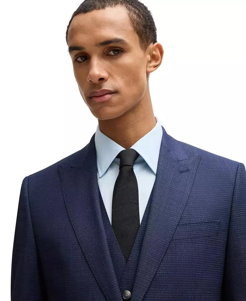 商品Hugo Boss|Men's Stretch Wool Regular-Fit Three-Piece Suit,价格¥5143,第5张图片详细描述