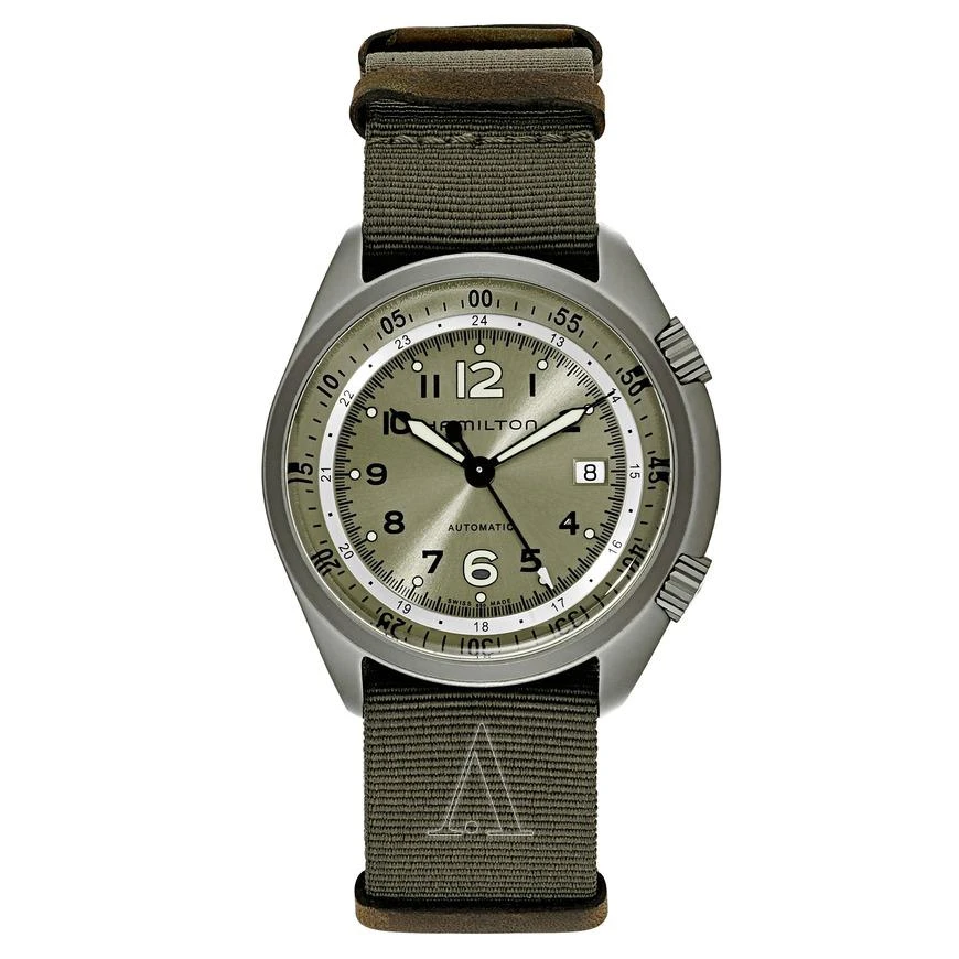 商品Hamilton|Khaki Aviation Pilot Pioneer Auto 男士手表,价格¥4280,第1张图片
