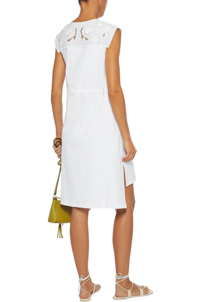 商品See by Chloé|Broderie anglaise-paneled cotton-jersey dress,价格¥834,第3张图片详细描述