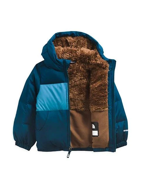 商品The North Face|Little Girl's Moondoggy Hoodie Puffer Jacket,价格¥568,第3张图片详细描述