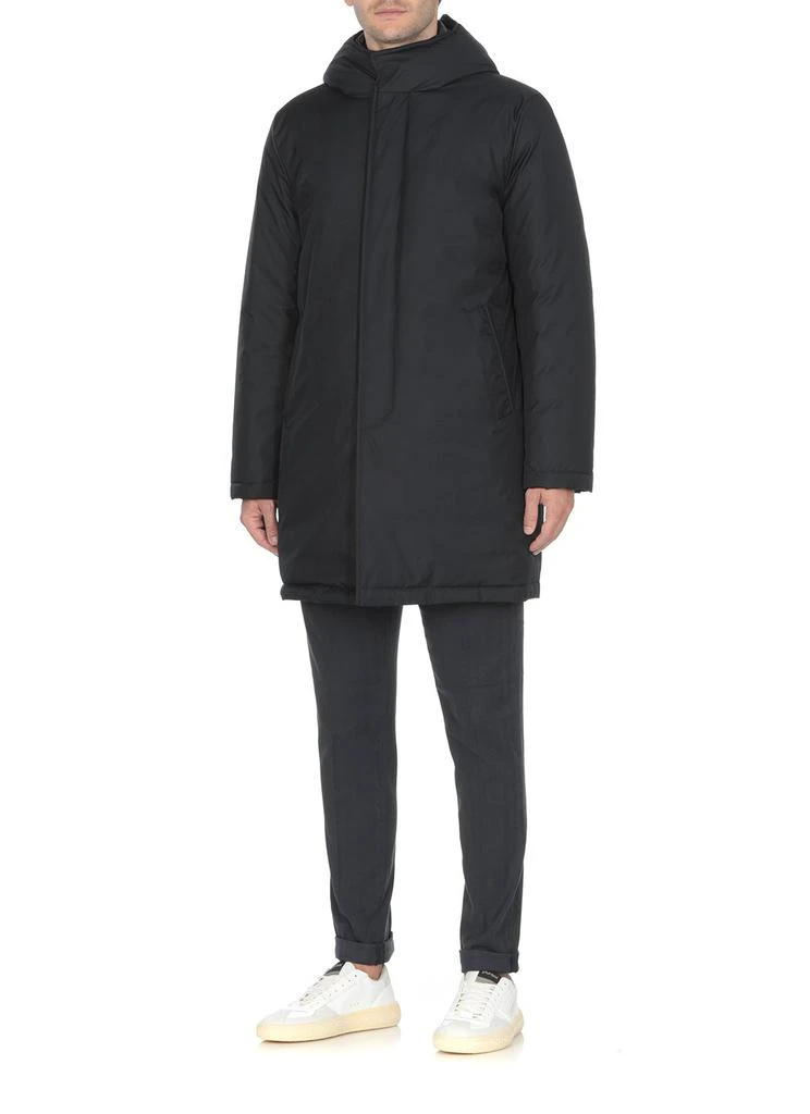 商品FAY|Fay Morning Long-Sleeved Hooded Raincoat,价格¥6278,第2张图片详细描述