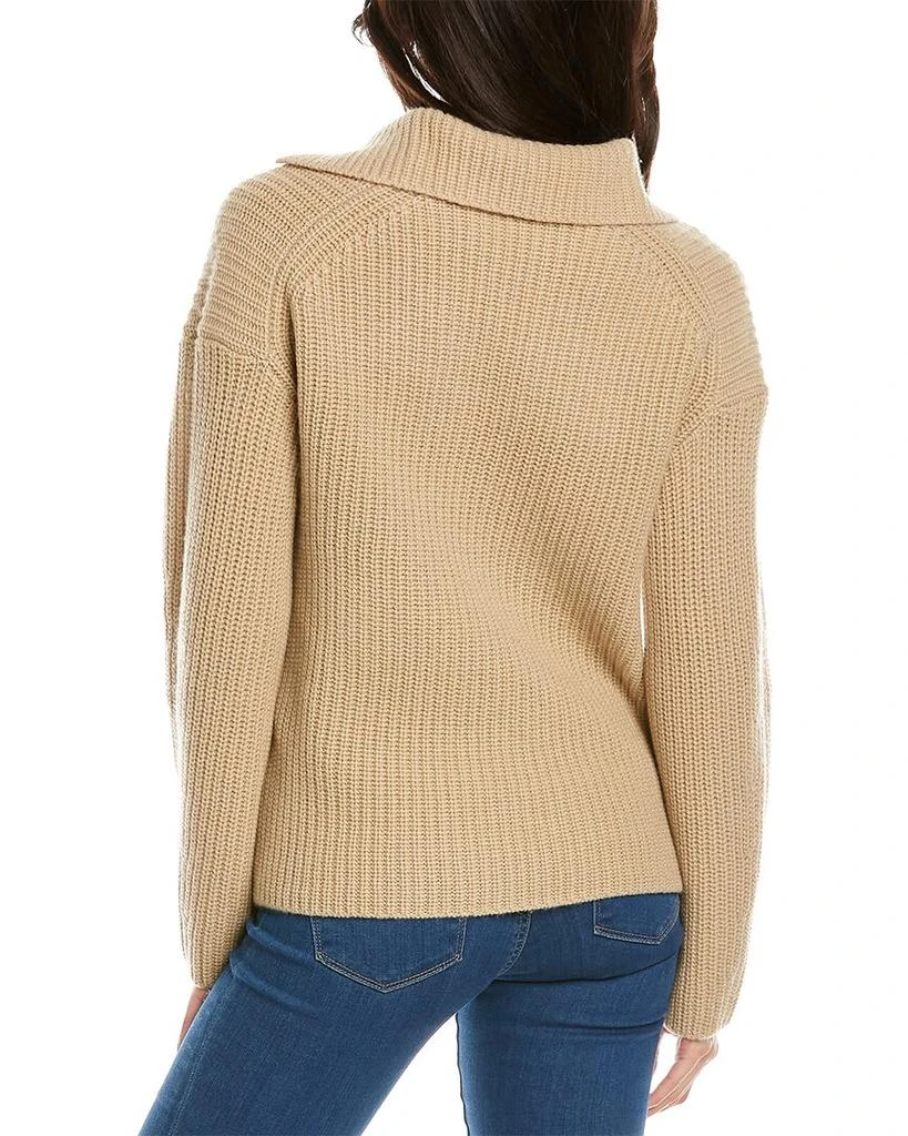 商品Vince|Vince V-Neck Collared Wool & Cashmere-Blend Pullover,价格¥904,第1张图片
