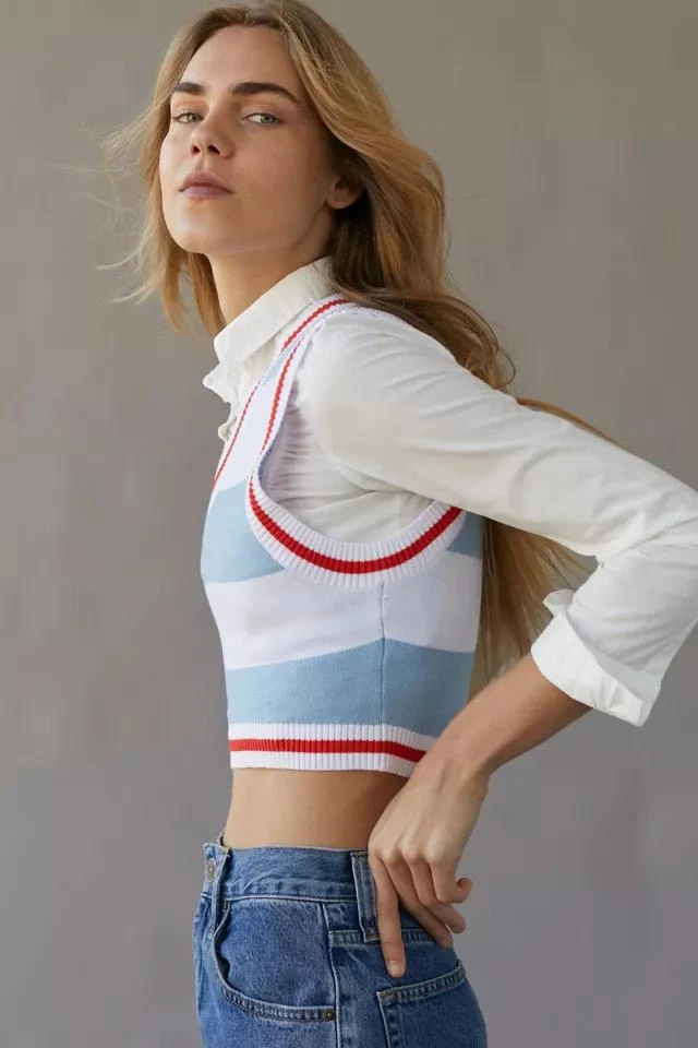 商品Urban Outfitters|UO Randi Shrunken Sweater Vest,价格¥78,第3张图片详细描述