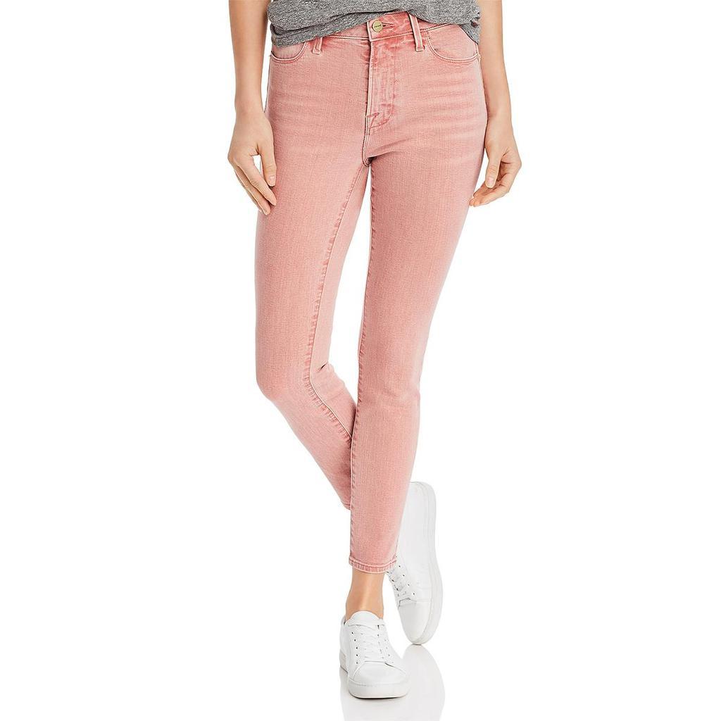 商品FRAME|Frame Denim Womens High Rise Denim Skinny Jeans,价格¥248,第3张图片详细描述