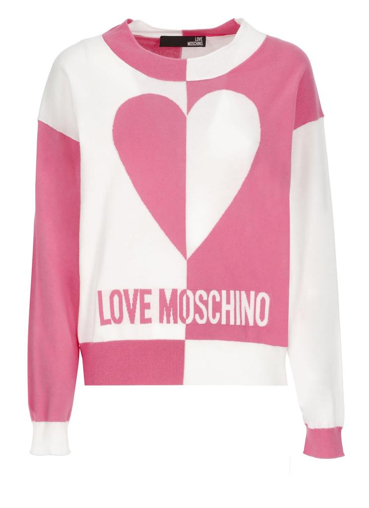 Love Moschino Colour-Block Drop Shoulder Jumper商品第1张图片规格展示