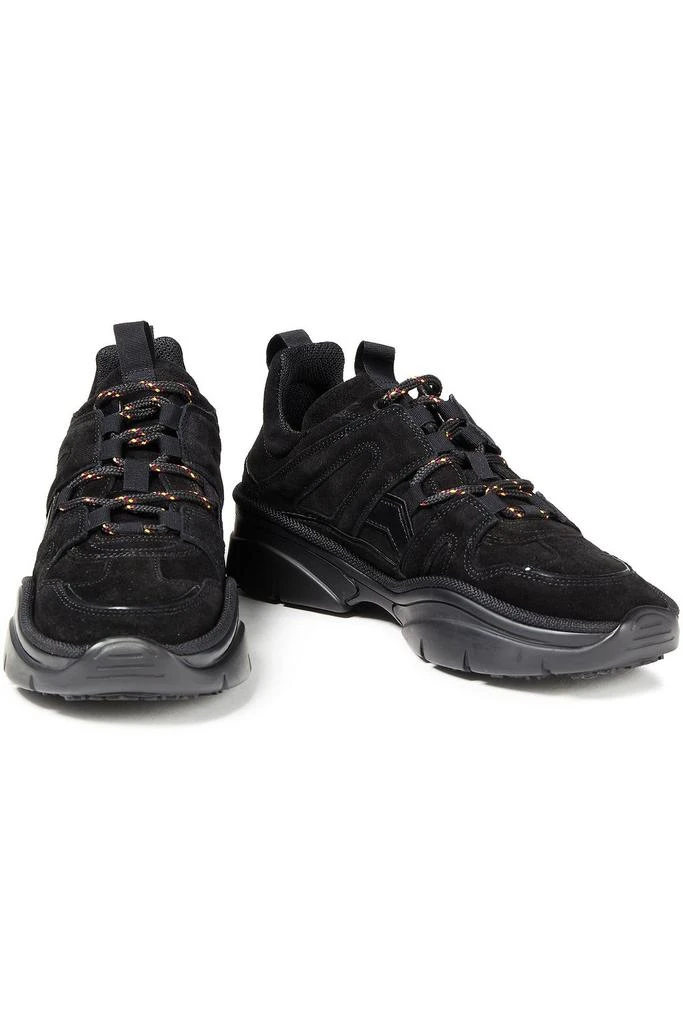 商品Isabel Marant|Kindsay leather-trimmed suede sneakers,价格¥879,第2张图片详细描述