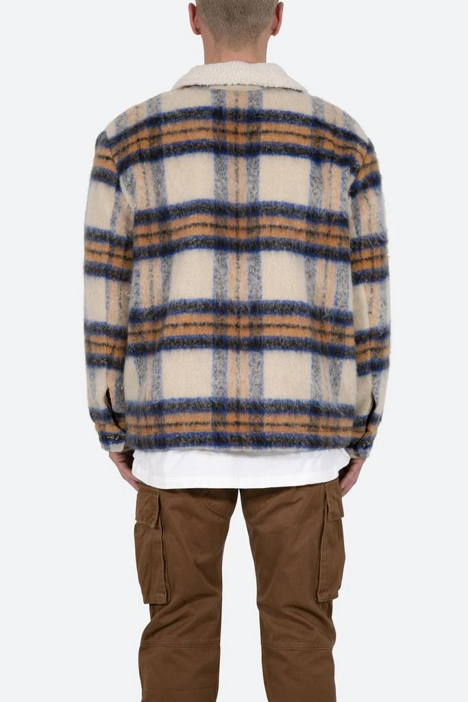 Plaid Mohair Jacket - Blue/White/Orange 商品