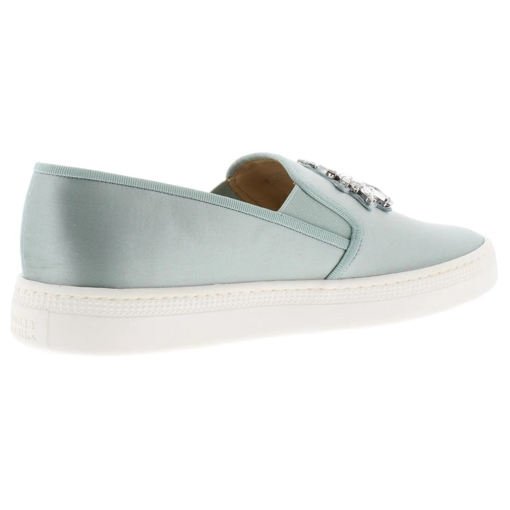 商品Badgley Mischka|Badgley Mischka Womens Barre Satin Round Toe Slip-On Shoes,价格¥329,第3张图片详细描述