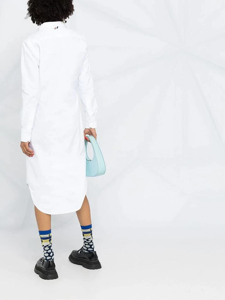商品Thom Browne|THOM BROWNE long-sleeve shirt dress,价格¥6090,第3张图片详细描述