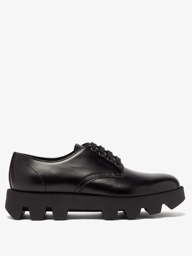 商品Prada|Exaggerated-sole leather Derby shoes,价格¥5046,第1张图片