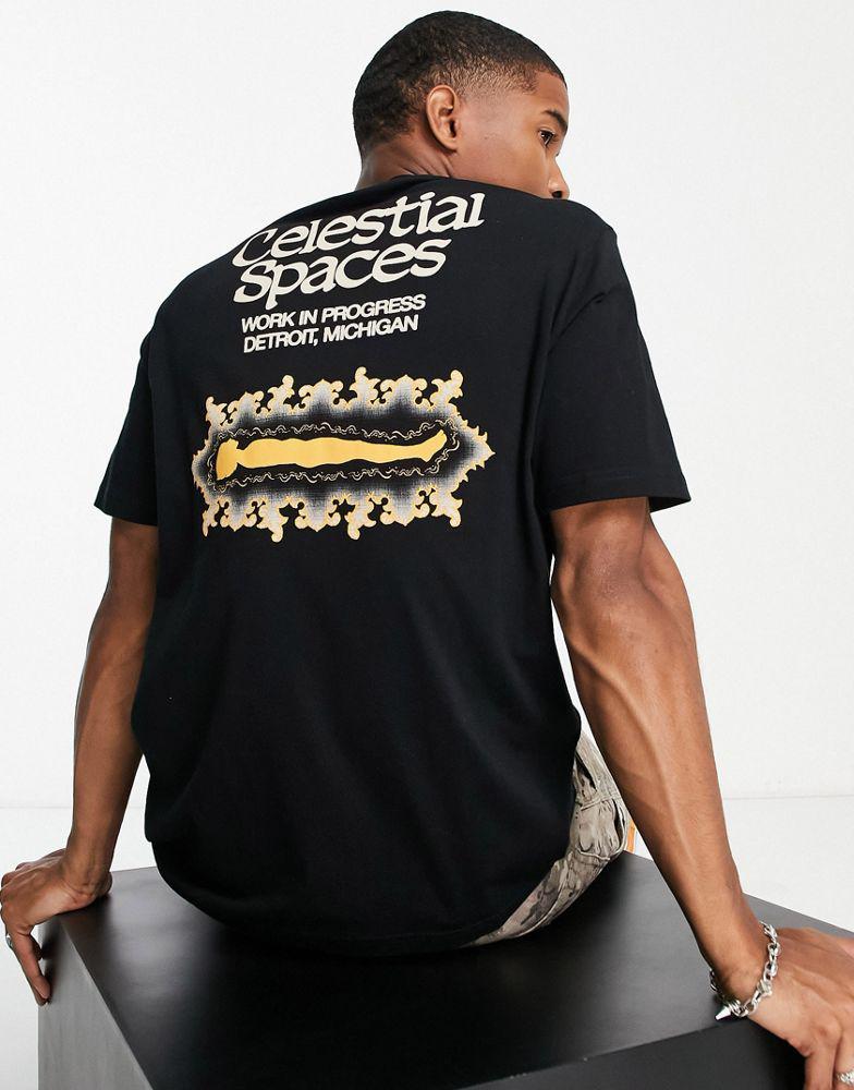 Carhartt WIP spaces backprint t-shirt in black商品第1张图片规格展示