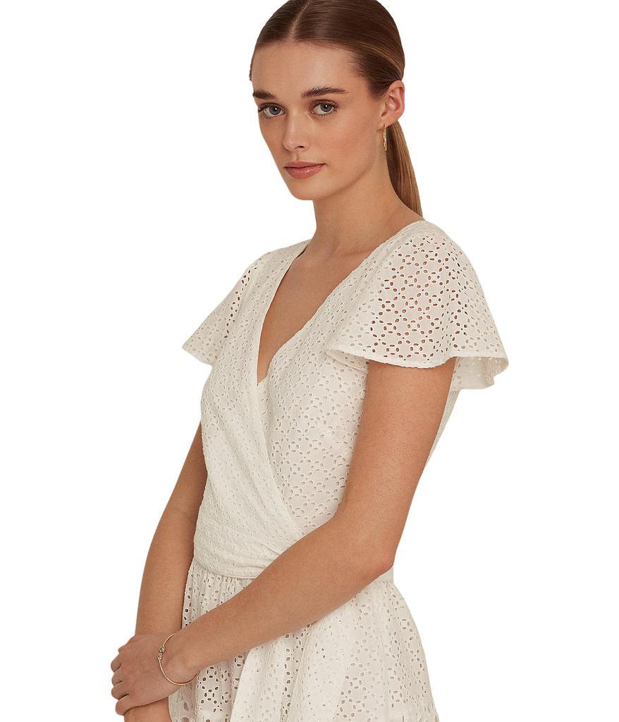 商品Ralph Lauren|Cotton Eyelet Midi Dress,价格¥1361,第5张图片详细描述