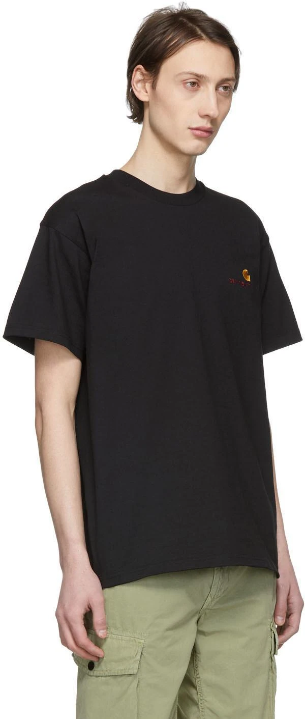 商品Carhartt WIP|Black American Script 短袖,价格¥590,第2张图片详细描述