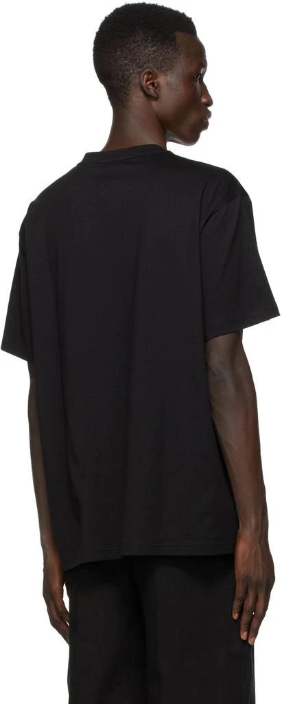 商品Burberry|黑色 Triple Globestar Logo T 恤,价格¥3629,第3张图片详细描述