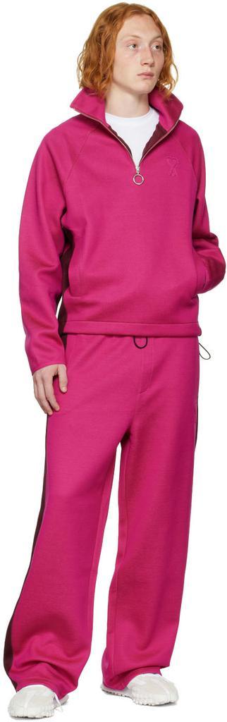 商品AMI|Pink Track Lounge Pants,价格¥947,第6张图片详细描述